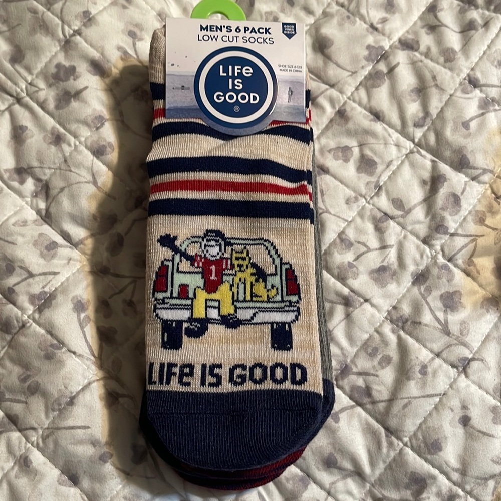 New Life Is Good low cut socks 6 ok